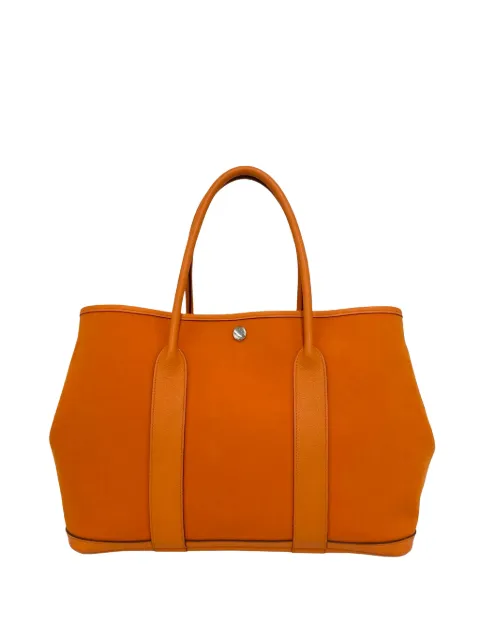 Hermès Pre-Owned 2011 Toile and Negonda Garden Party 36 tote bag
