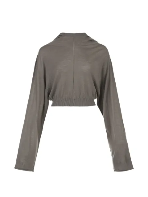 Rick Owens cropped hooded tunic