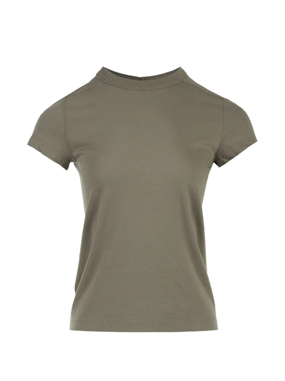 Rick Owens seam-detail short-sleeve T-shirt Groen