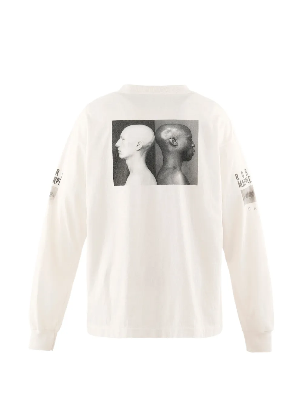 SAINT MXXXXXX x Robert Mapplethorpe MT_LS T-shirt met print Wit