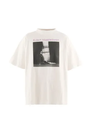 SAINT MXXXXXX Robert Mapplethorpe Print T-shirt | Neutrals