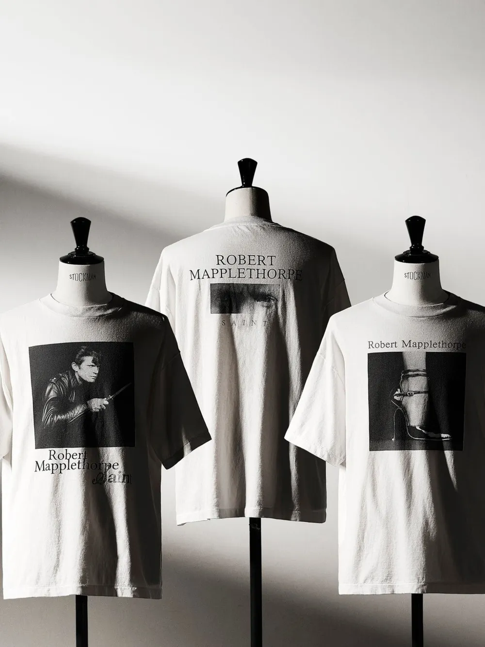 SAINT MXXXXXX x Robert Mapplethorpe T-shirt met foto-print Beige