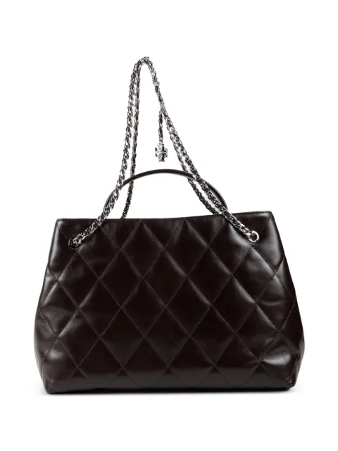 Tory Burch Fleming quilted leather tote bag