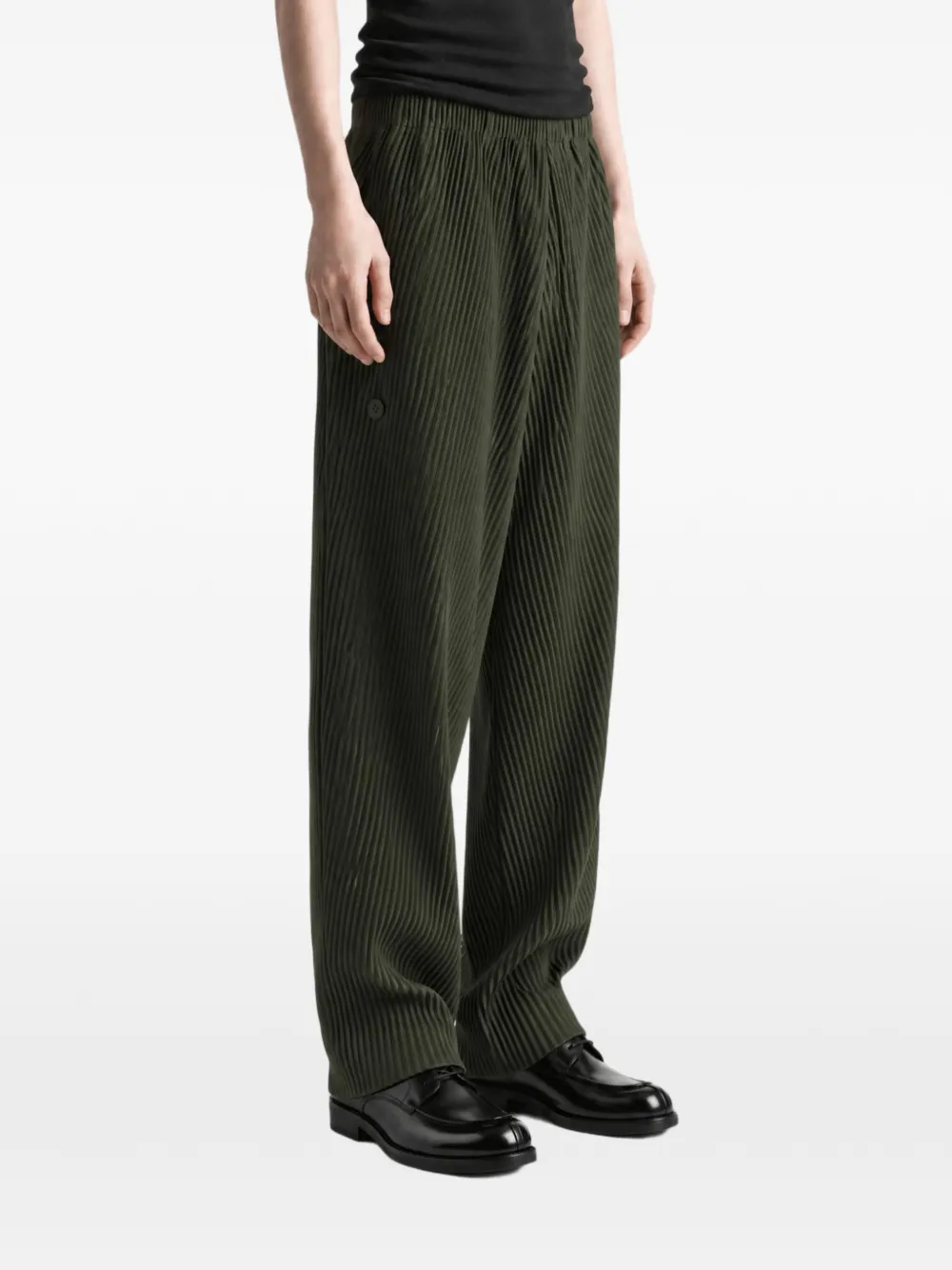 Homme Plissé Issey Miyake Straight broek Groen
