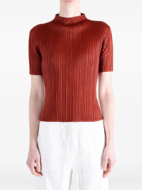 Pleats Please Issey Miyake plissé-effect blouse