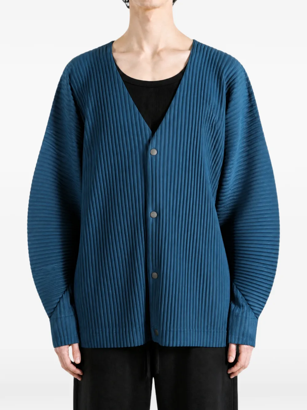 Homme Plissé Issey Miyake Plissé vest Blauw