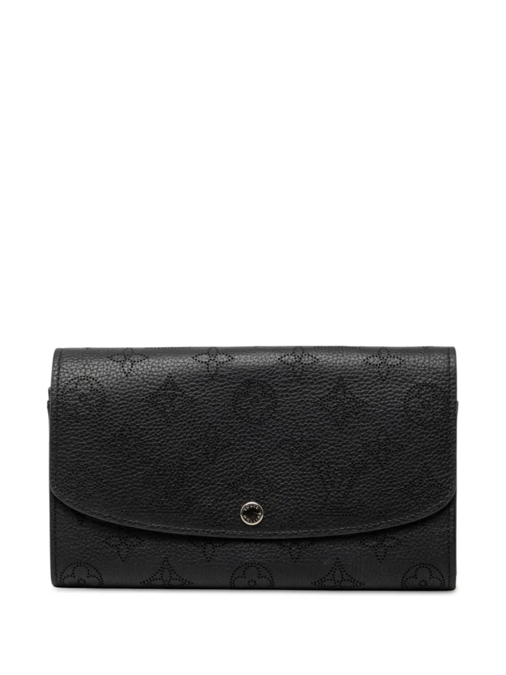 Louis Vuitton Pre-Owned 2017 Monogram Mahina Iris Portemonnaie - Schwarz