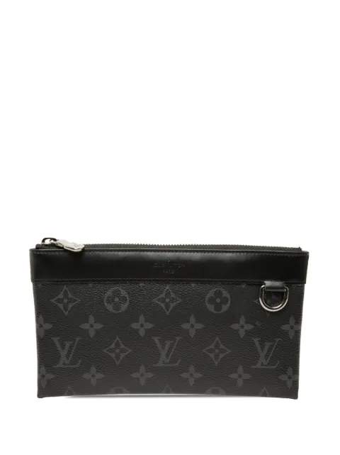 Louis Vuitton Pre-Owned 2020 Monogram Eclipse Pochette Discovery PM clutch bag