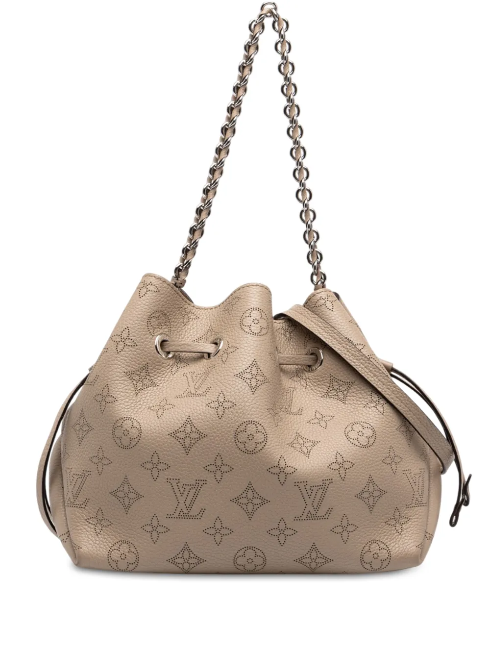 Louis Vuitton Pre-Owned 2010-2026 Monogram Mahina Bella bucket bag - Toni neutri