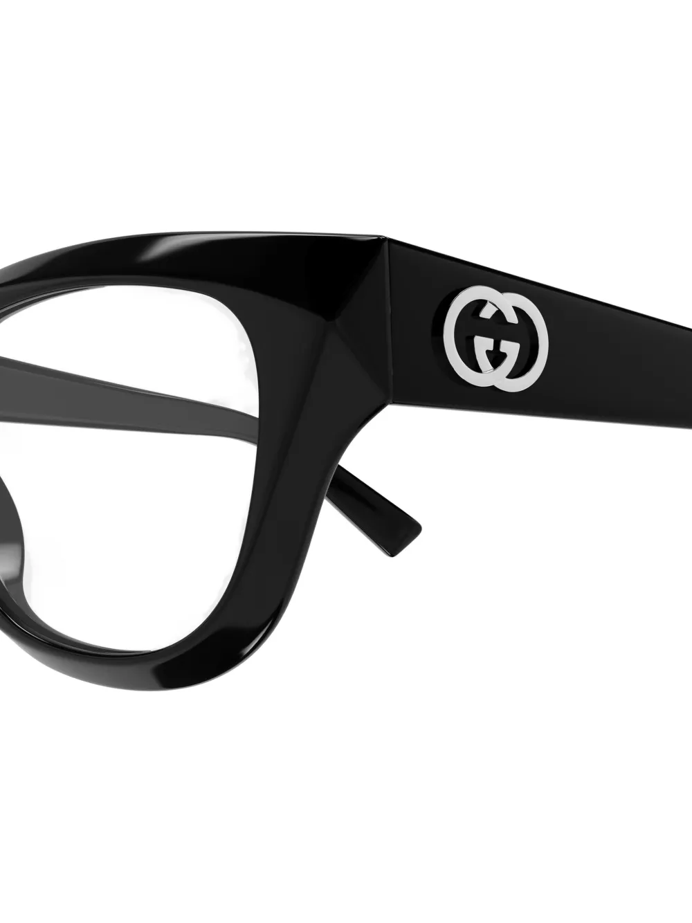 Gucci Eyewear Bril met cat-eye montuur Zwart