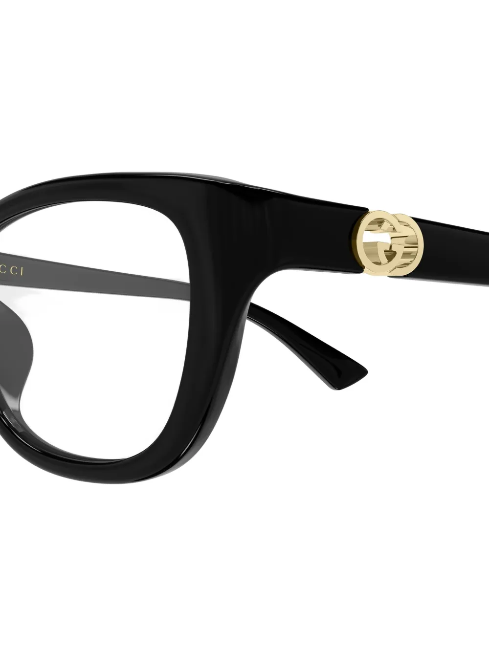Gucci Eyewear Bril met cat-eye montuur Zwart