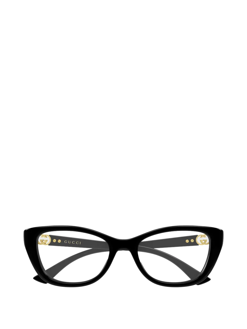 Gucci Eyewear lunettes de vue G à monture papillon - Noir Gucci Eyewear lunettes de vue G à monture papillon - Noir