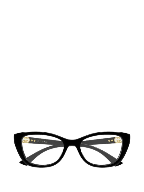 Gucci Eyewear lentes con armazón cat eye y motivo Interlocking G