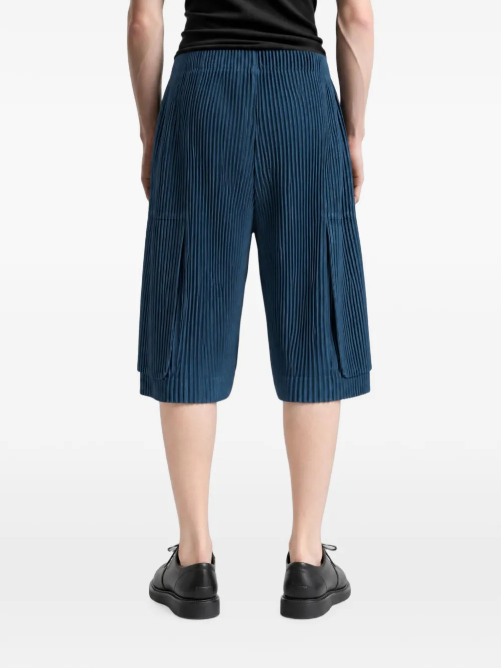 Homme Plissé Issey Miyake Cargo broek met plissé-effect Blauw