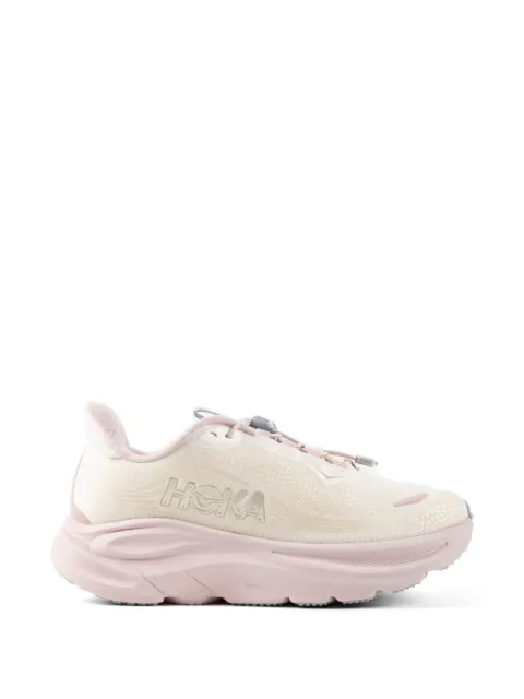 HOKA logo-print panelled sneakers
