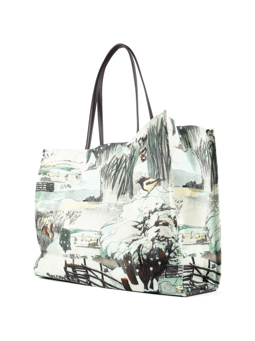 Tory Burch Ella shopper met logopatch Beige