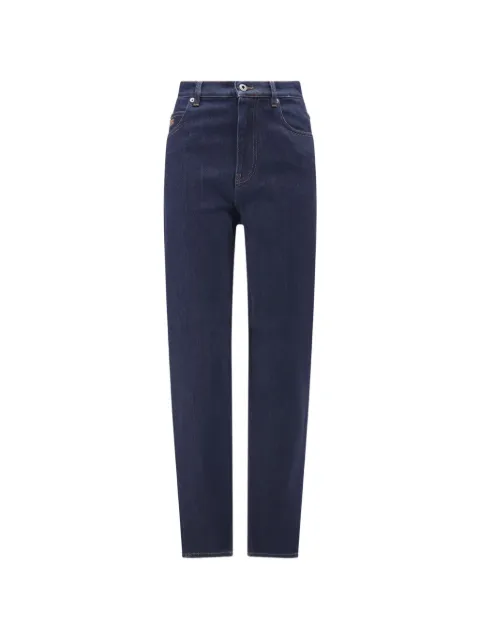 LOEWE Anagram-embroidered slim-fit jeans