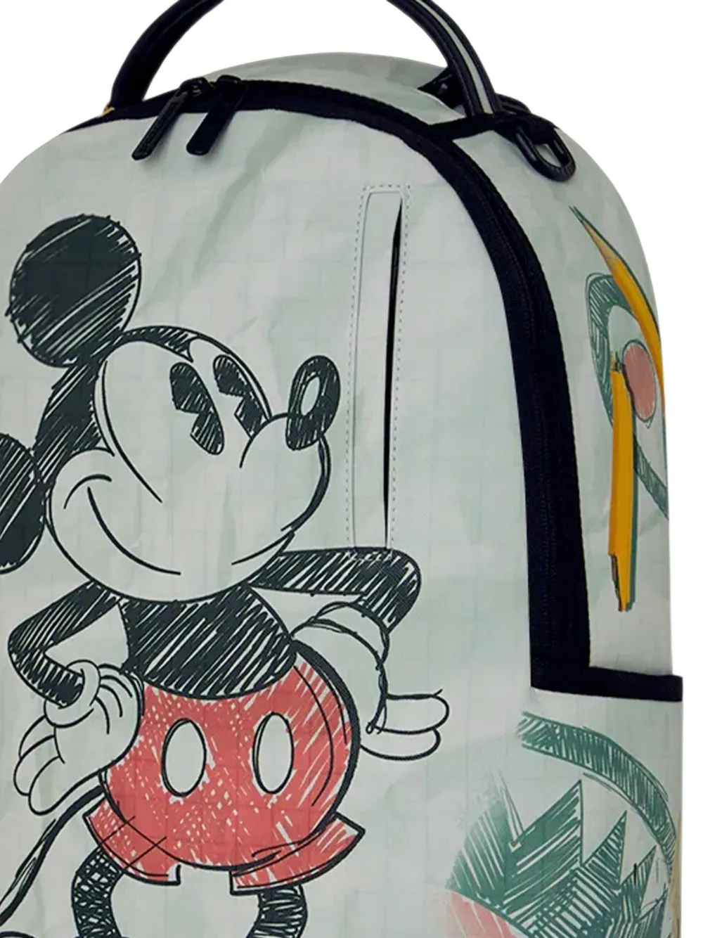 Sprayground x Disney Mickey Sketch rugzak Wit