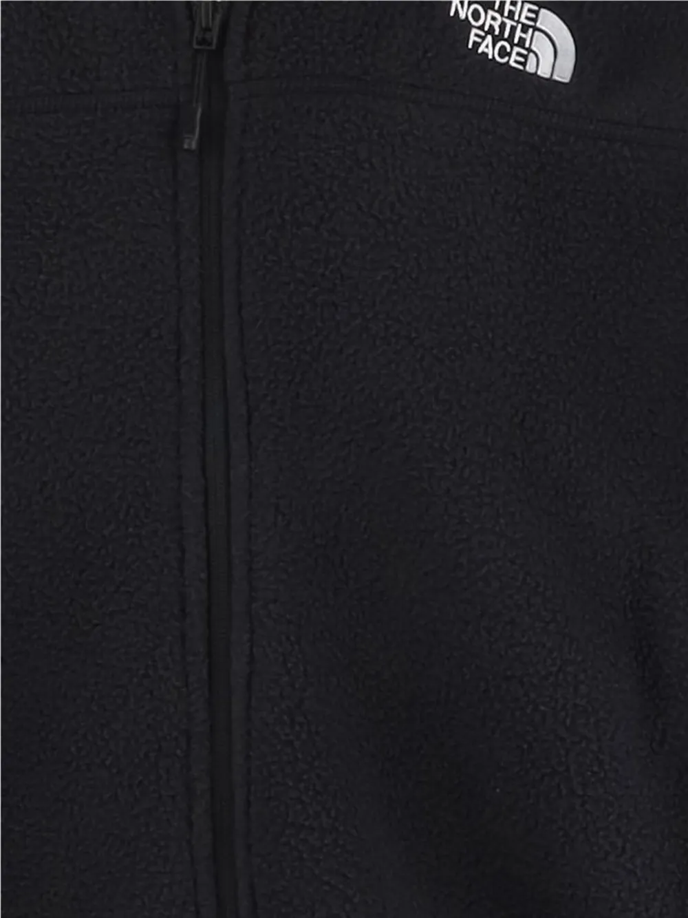 The North Face Fleece hoodie met rits Zwart