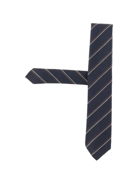 BOSS diagonal-stripe tie