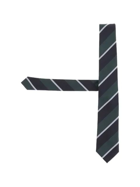 BOSS diagonal-stripe tie