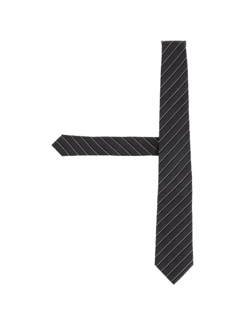 BOSS diagonal-stripe tie
