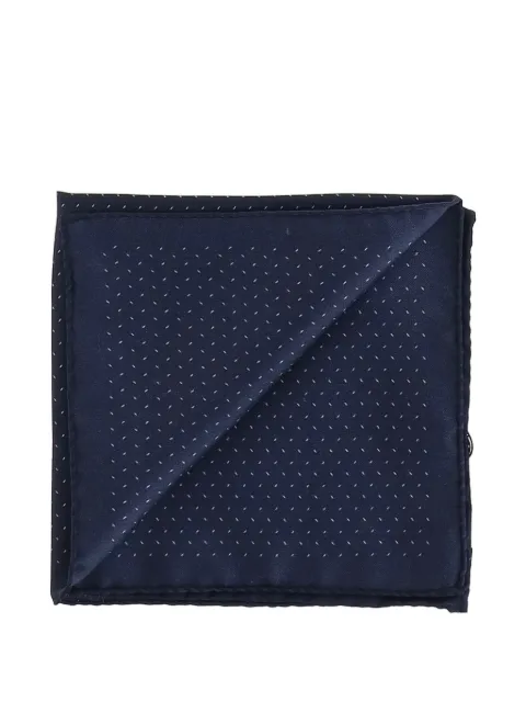 BOSS Boss One silk pocket square with printed pattern