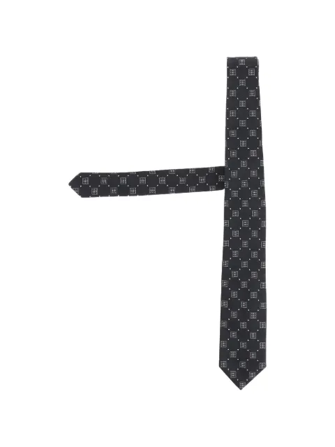 BOSS geometric-pattern tie