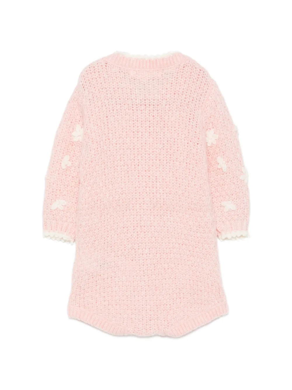LOUISE MISHA KIDS Shorts met geborduurde bloemen en gewelfde afwerking Roze