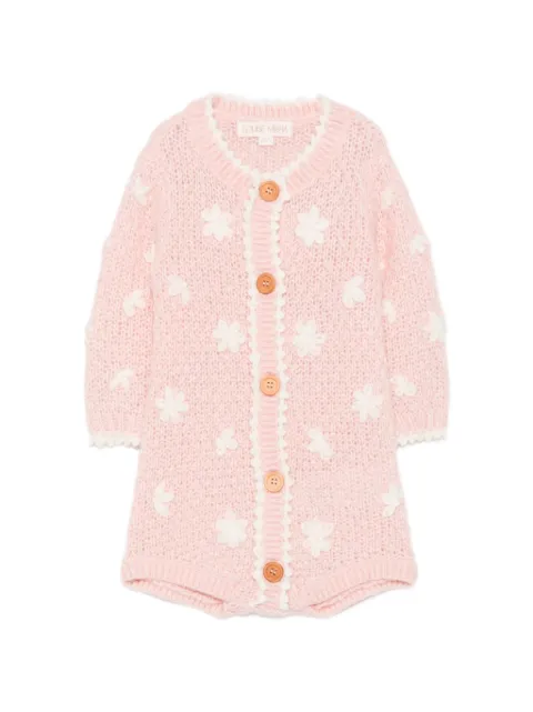 LOUISE MISHA KIDS floral-embroidered scallop-trim shortie