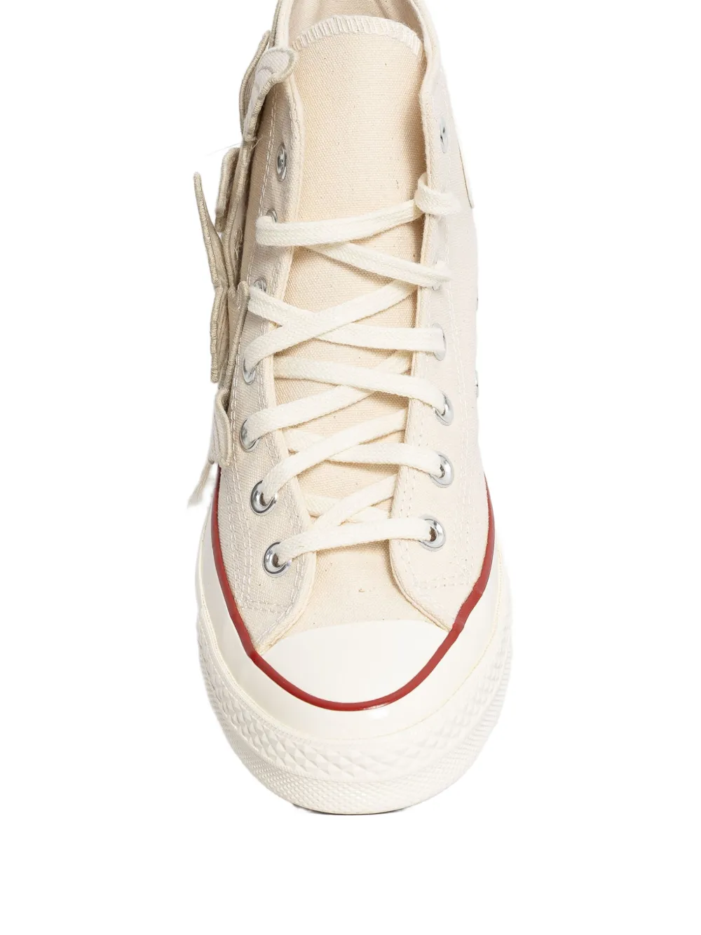 Converse Chuck 70 butterfly-appliqué sneakers Beige