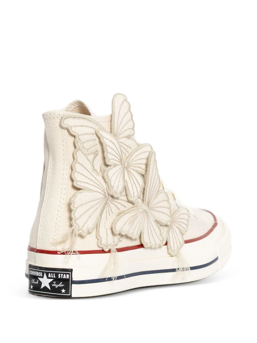 Converse Chuck 70 butterfly-appliqué sneakers Beige