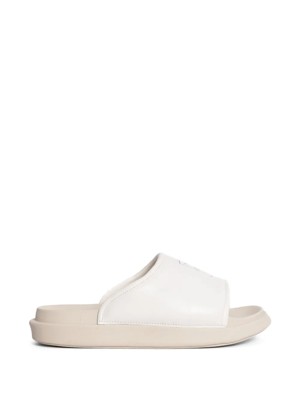 Y-3 logo-print padded slides