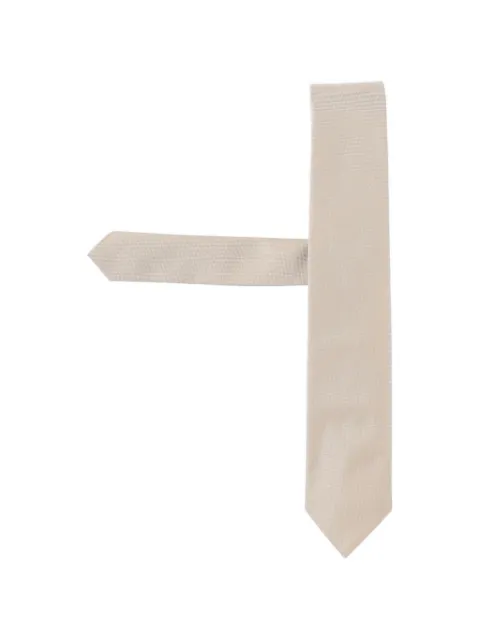 BOSS corbata de mezcla de seda con motivo entretejido en jacquard
