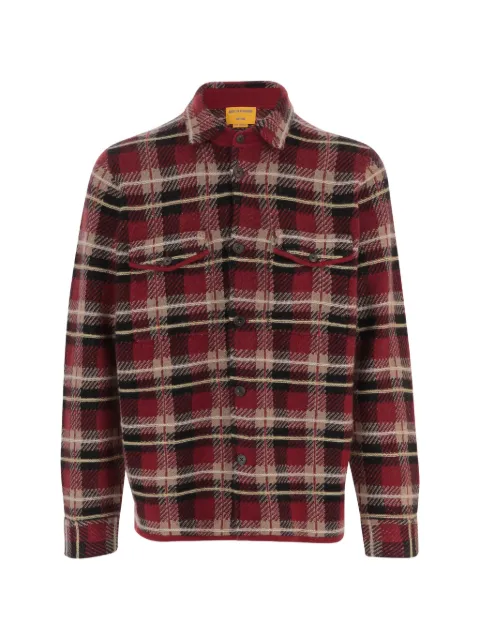 Guest In Residence check-pattern cashmere shirt