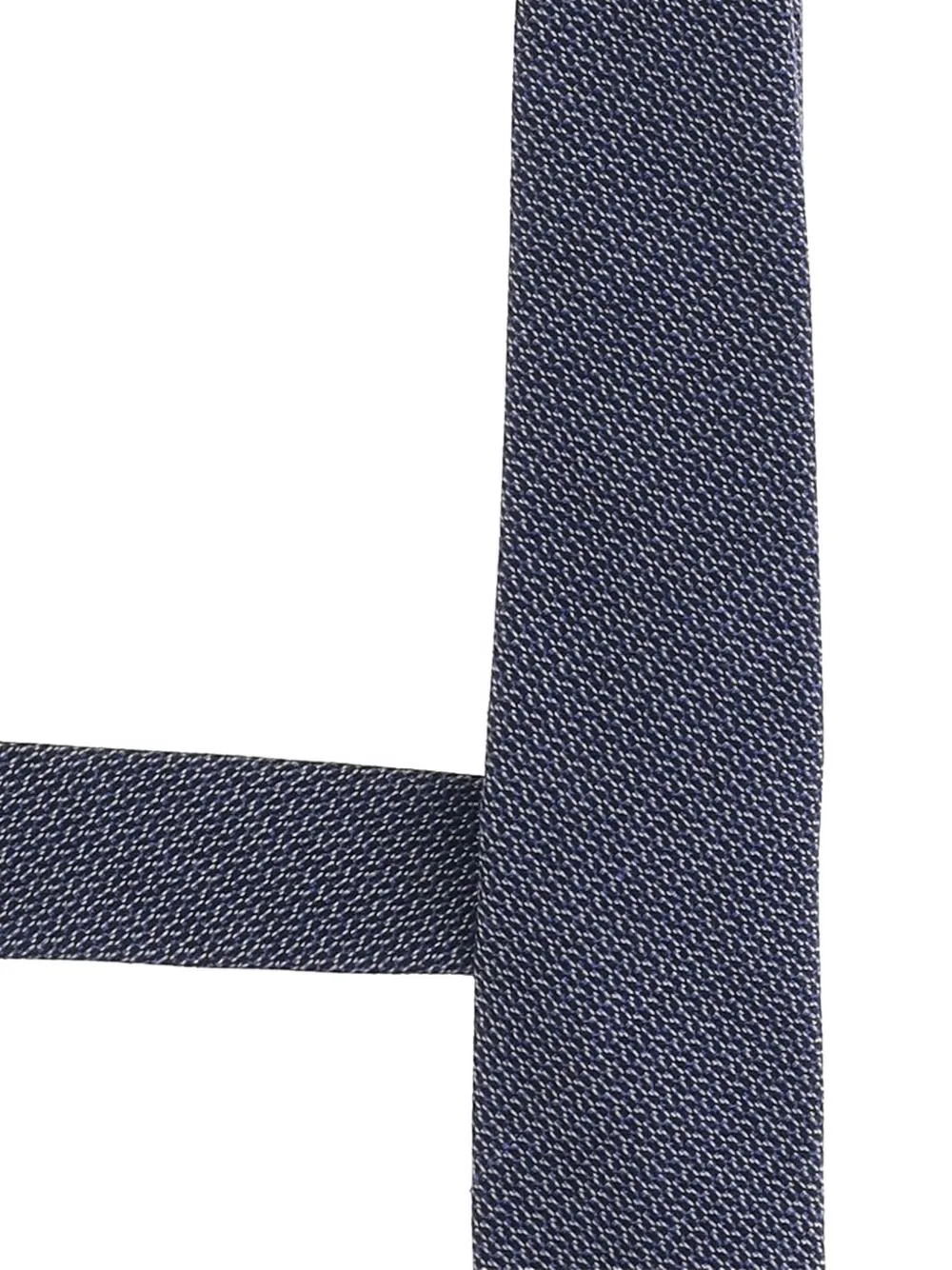 BOSS Getextureerde stropdas Blauw