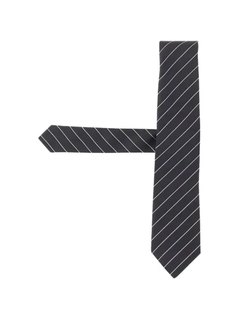 BOSS corbata con rayas diagonales estampadas
