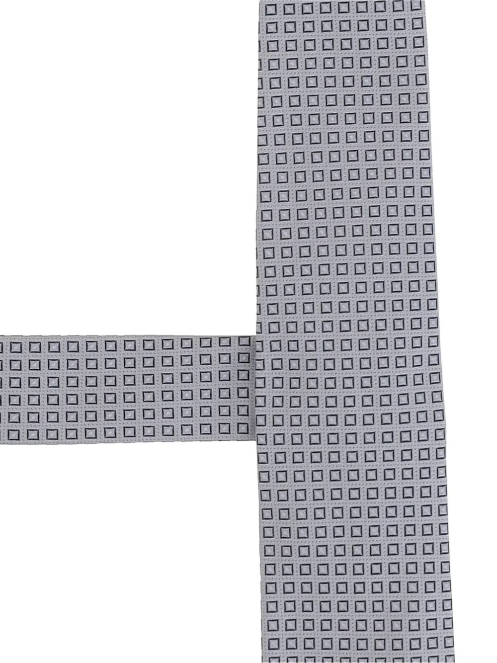 BOSS Stropdas met geometrisch patroon Blauw