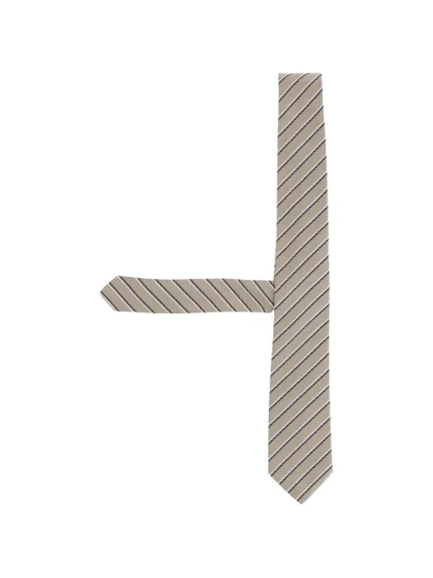 BOSS diagonal-stripe tie