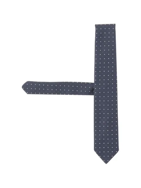BOSS corbata con estampado de lunares