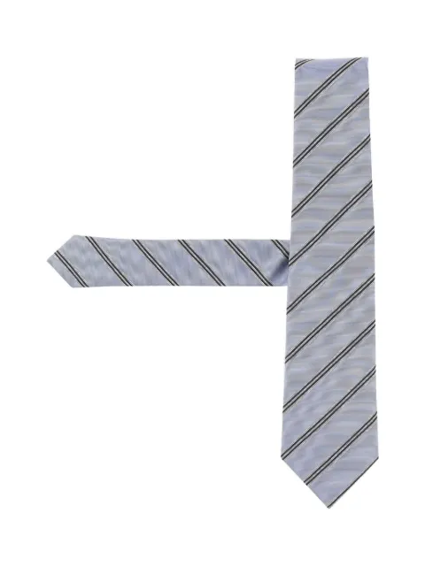 BOSS diagonal-stripe tie