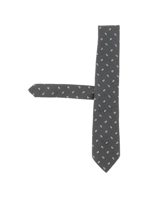 BOSS paisley-print silk tie