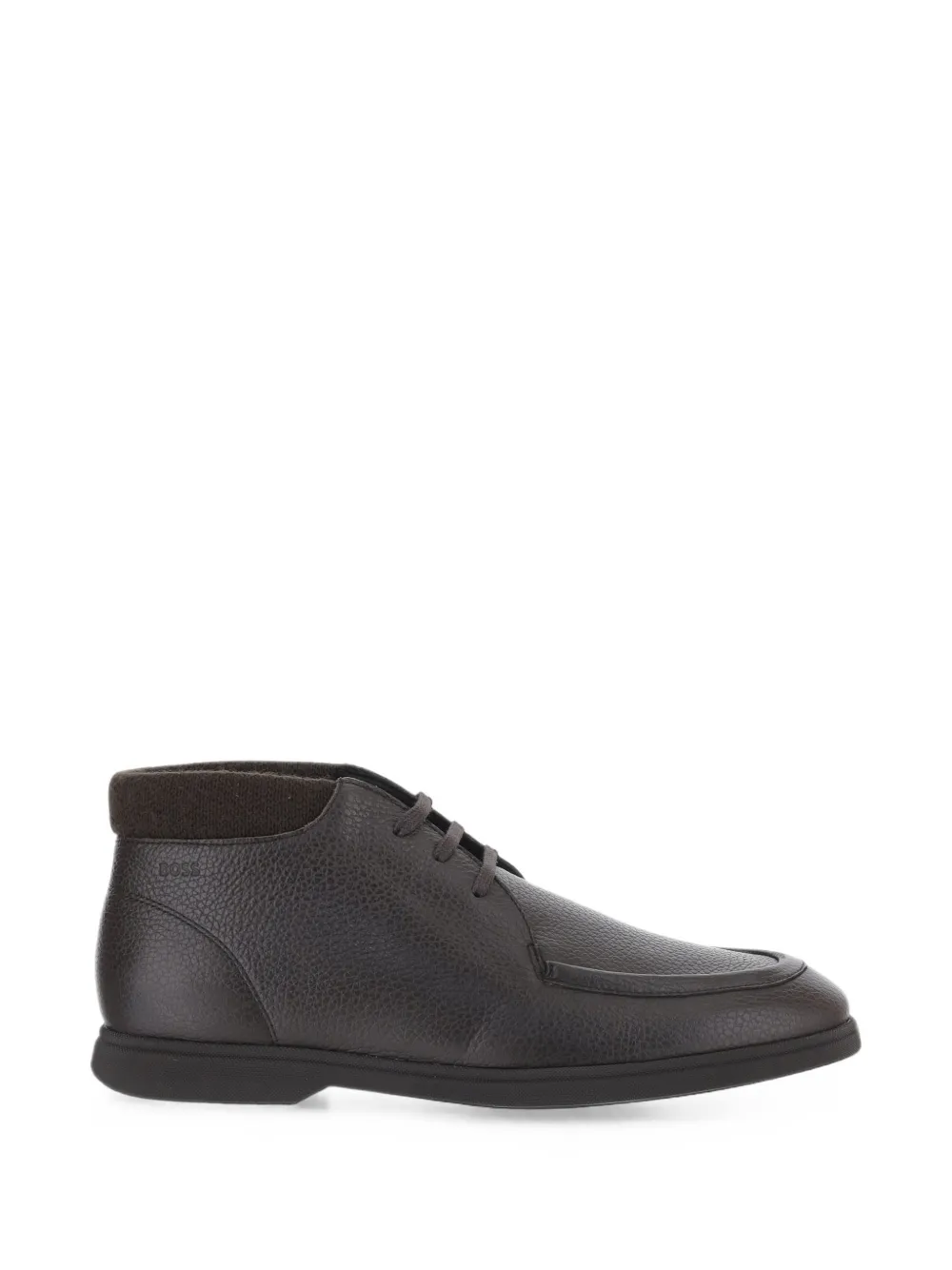 BOSS grained-leather desert boots - Marron BOSS grained-leather desert boots - Marron