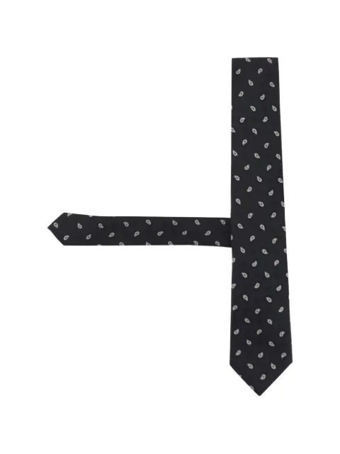 BOSS silk tie with all-over print