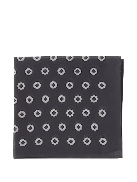 BOSS Boss by Beckham silk pocket square with digital print
