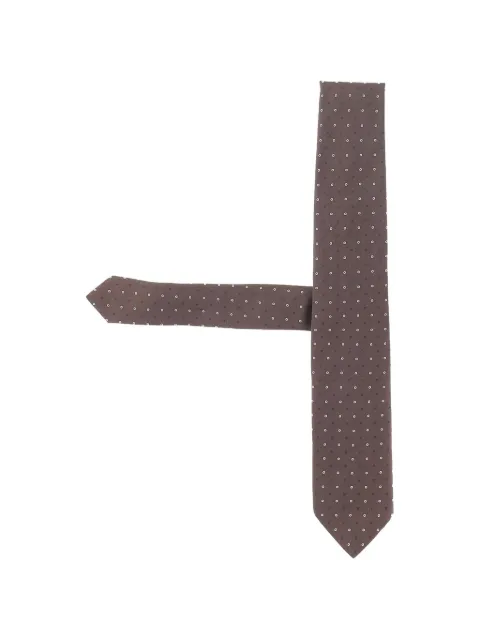 BOSS micro-patterned silk tie