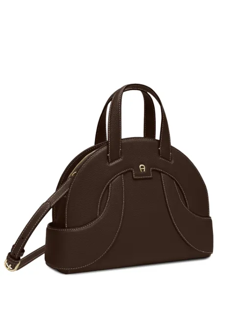 AIGNER medium Sellina leather shoulder bag