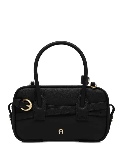 AIGNER XS Whip Cintura buckle-detail leather shoulder bag