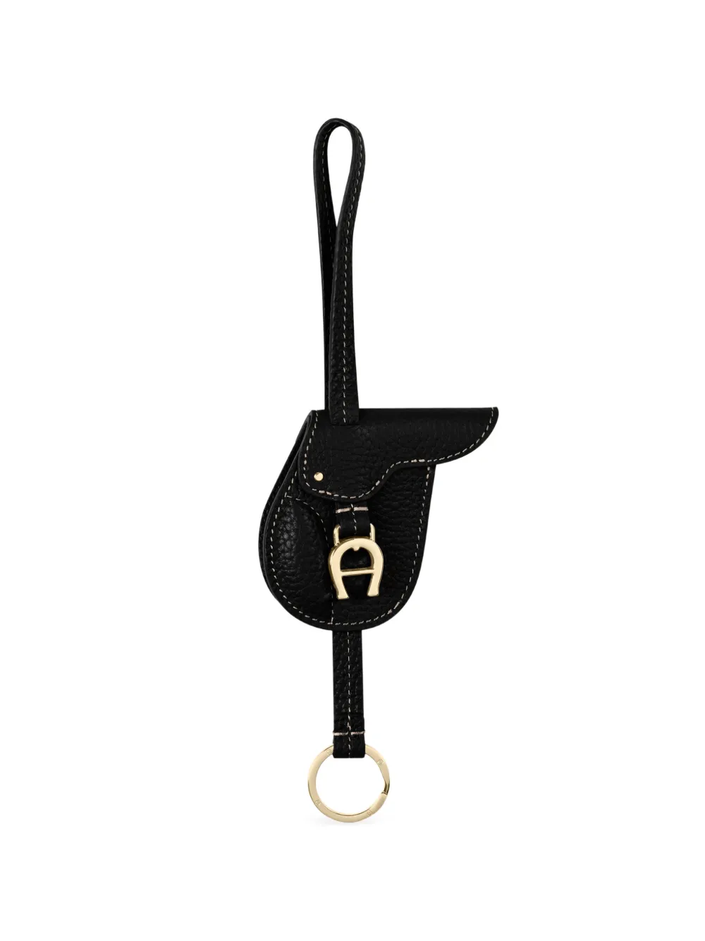 AIGNER Fashion saddle leather keychain