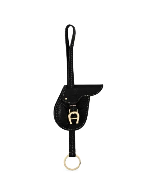 AIGNER Fashion saddle leather keychain